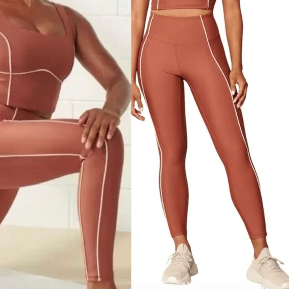 Abercrombie and Fitch YPB High Rise Leggings in Terracotta